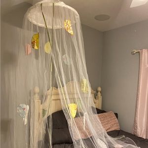 Pottery Barn Canopy. They have beautiful different colored leaves.